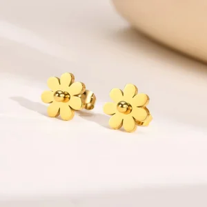 Flower earrings