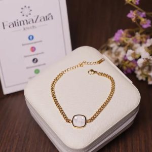 White stone bracelet