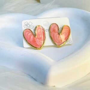 Red Heart Earrings